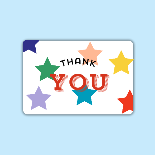 THANK YOU GIFT CARD