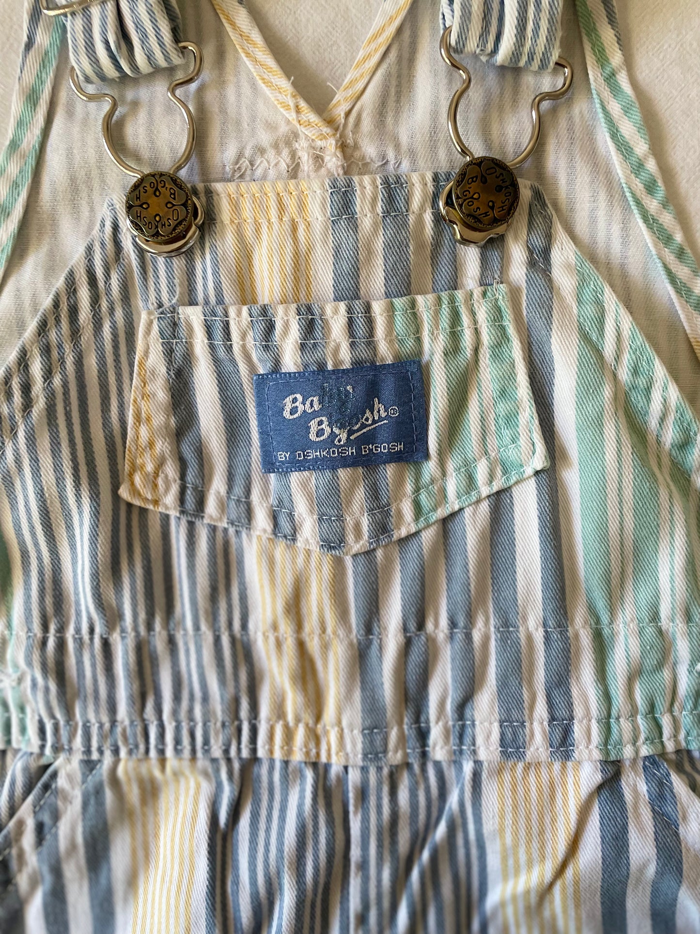 Vintage OshKosh Stripe Shortalls