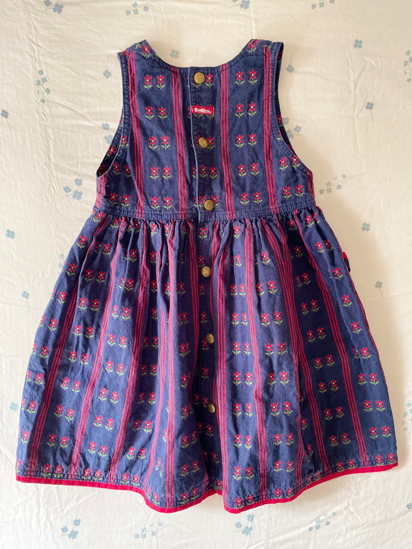 Vintage OshKosh Floral Dress