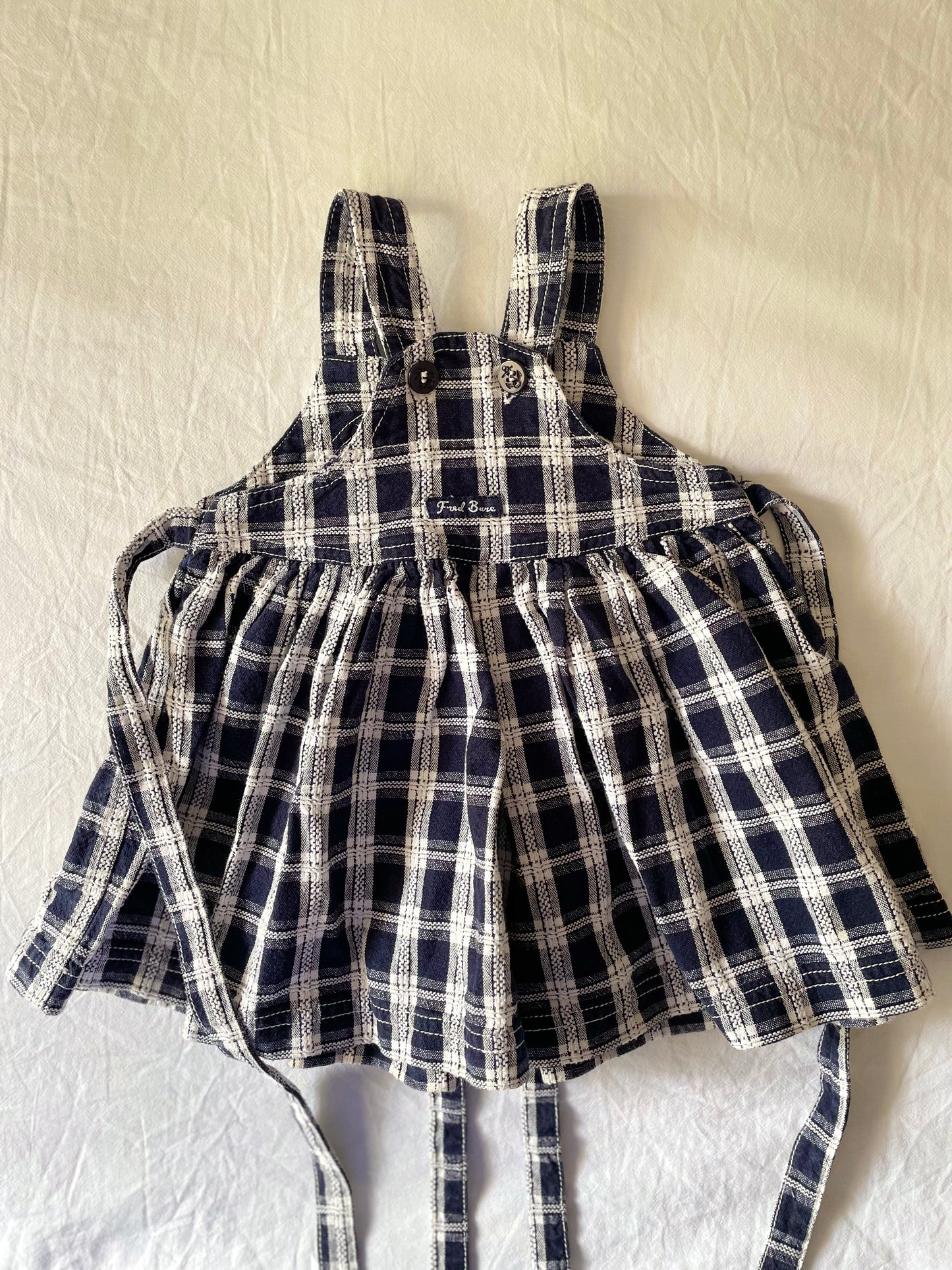 Vintage Fred Bare Plaid Dress