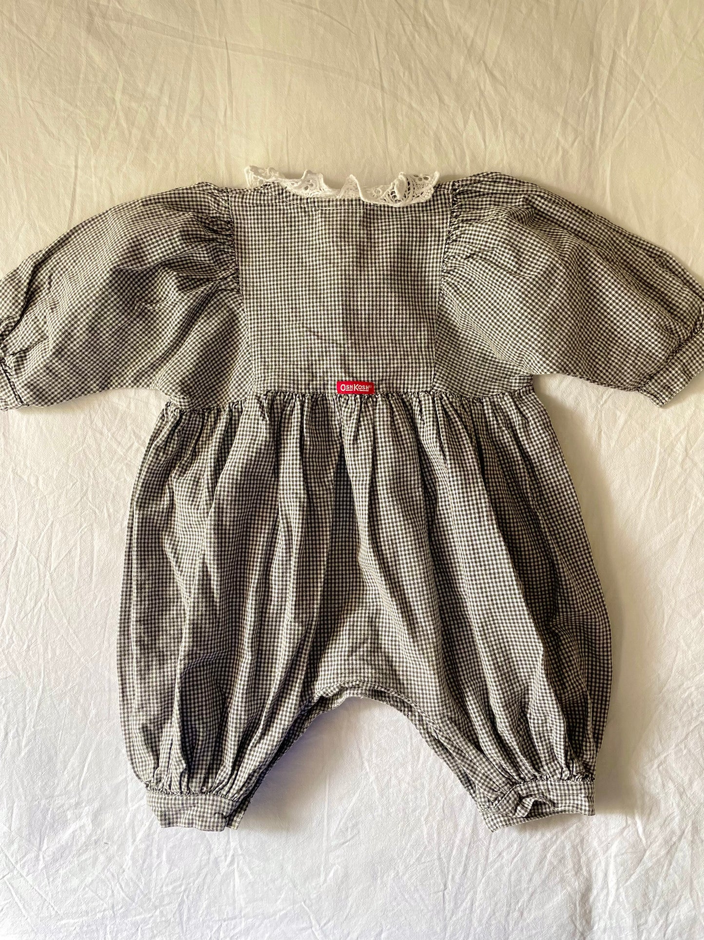 Vintage OshKosh Gingham Romper