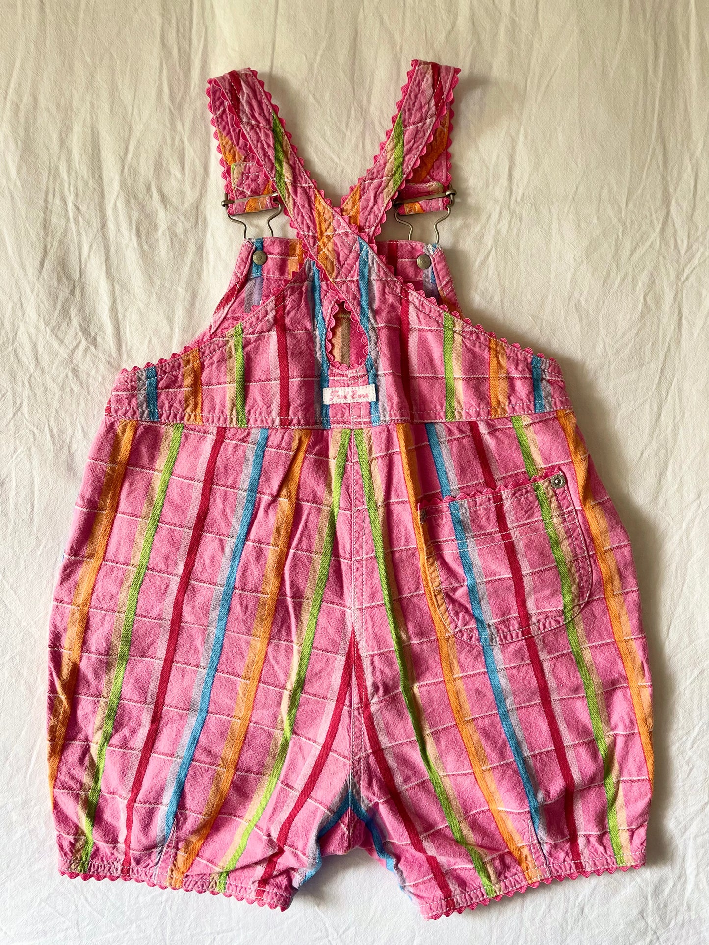 Vintage Fred Bare Stripe Shortalls