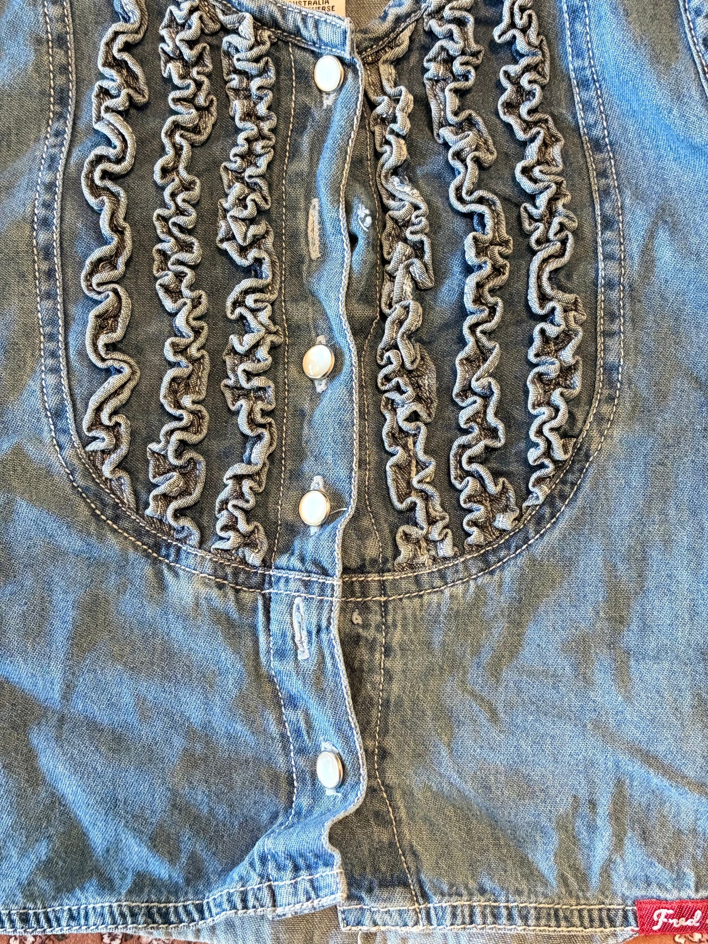Vintage Fred Bare Denim Vest