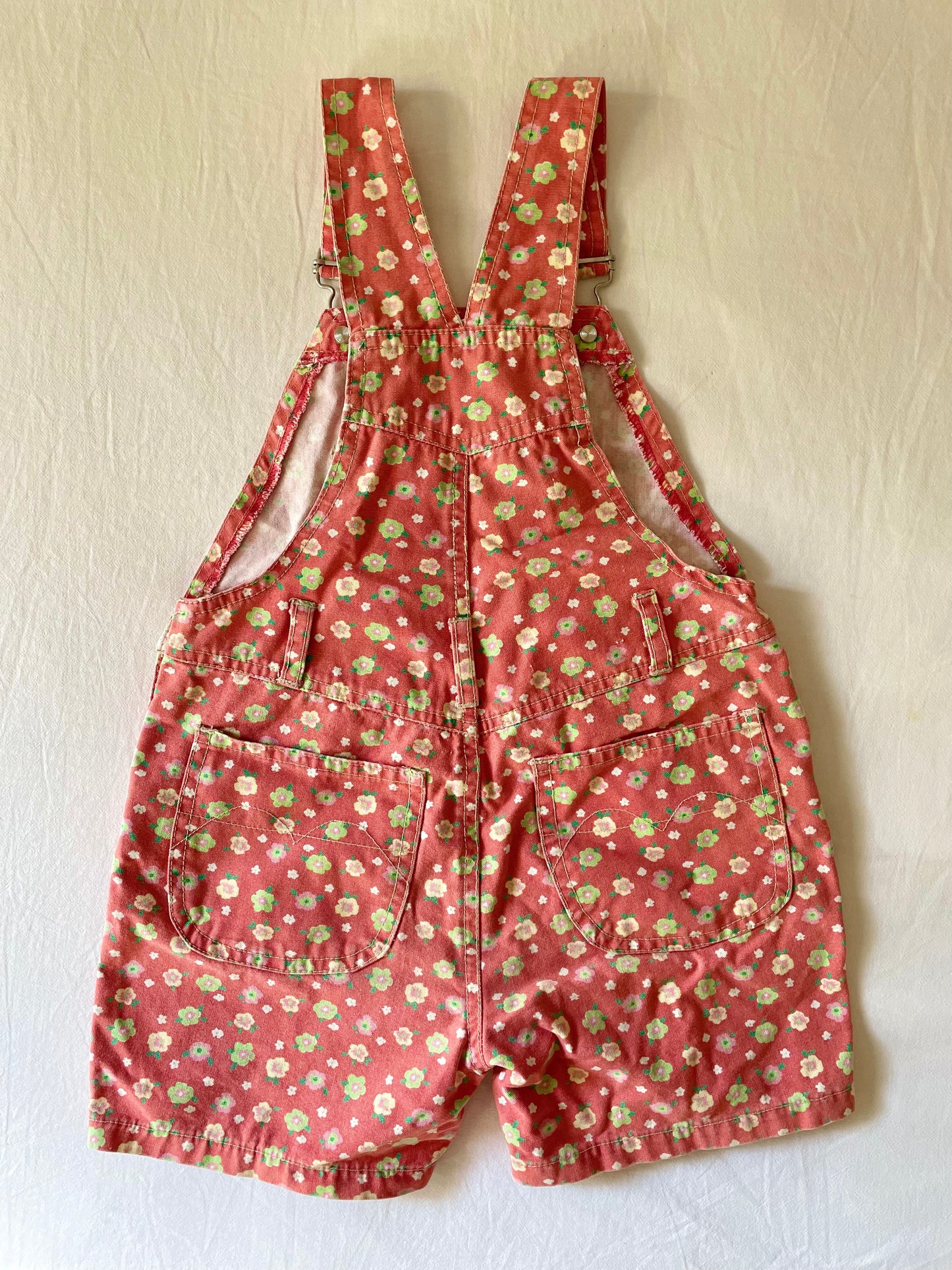 Vintage Floral Shortalls