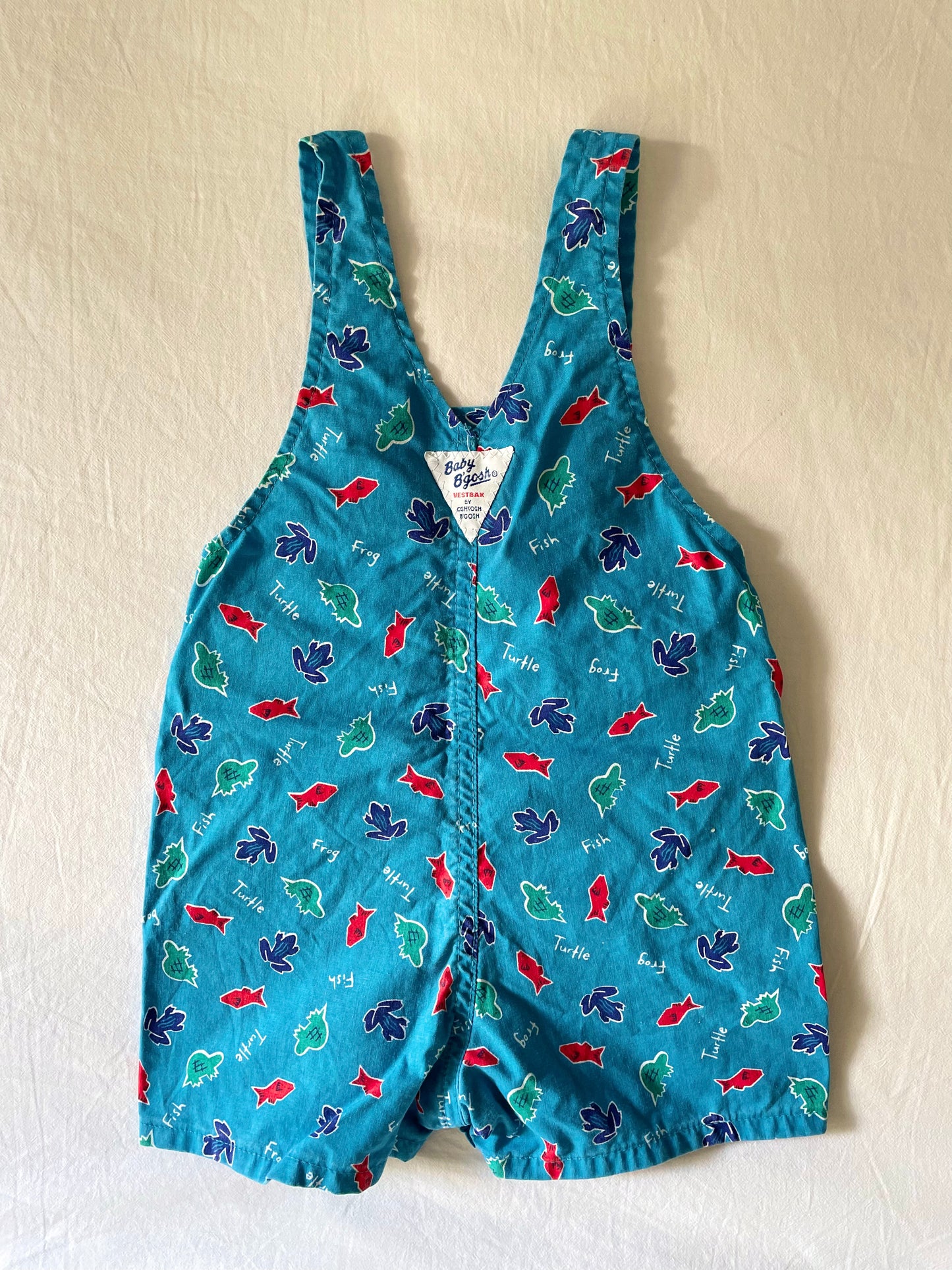 Vintage OshKosh Fish Shortalls