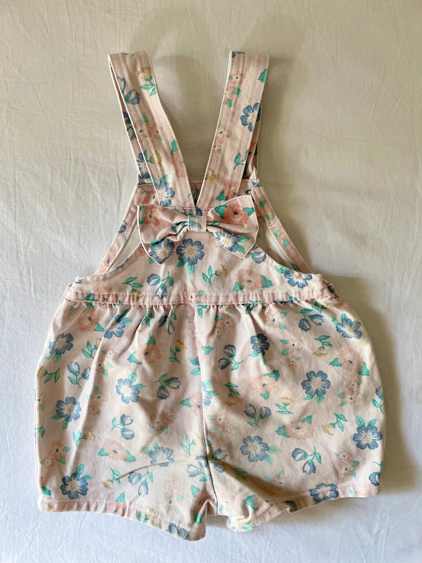 Vintage OshKosh Floral Shortalls