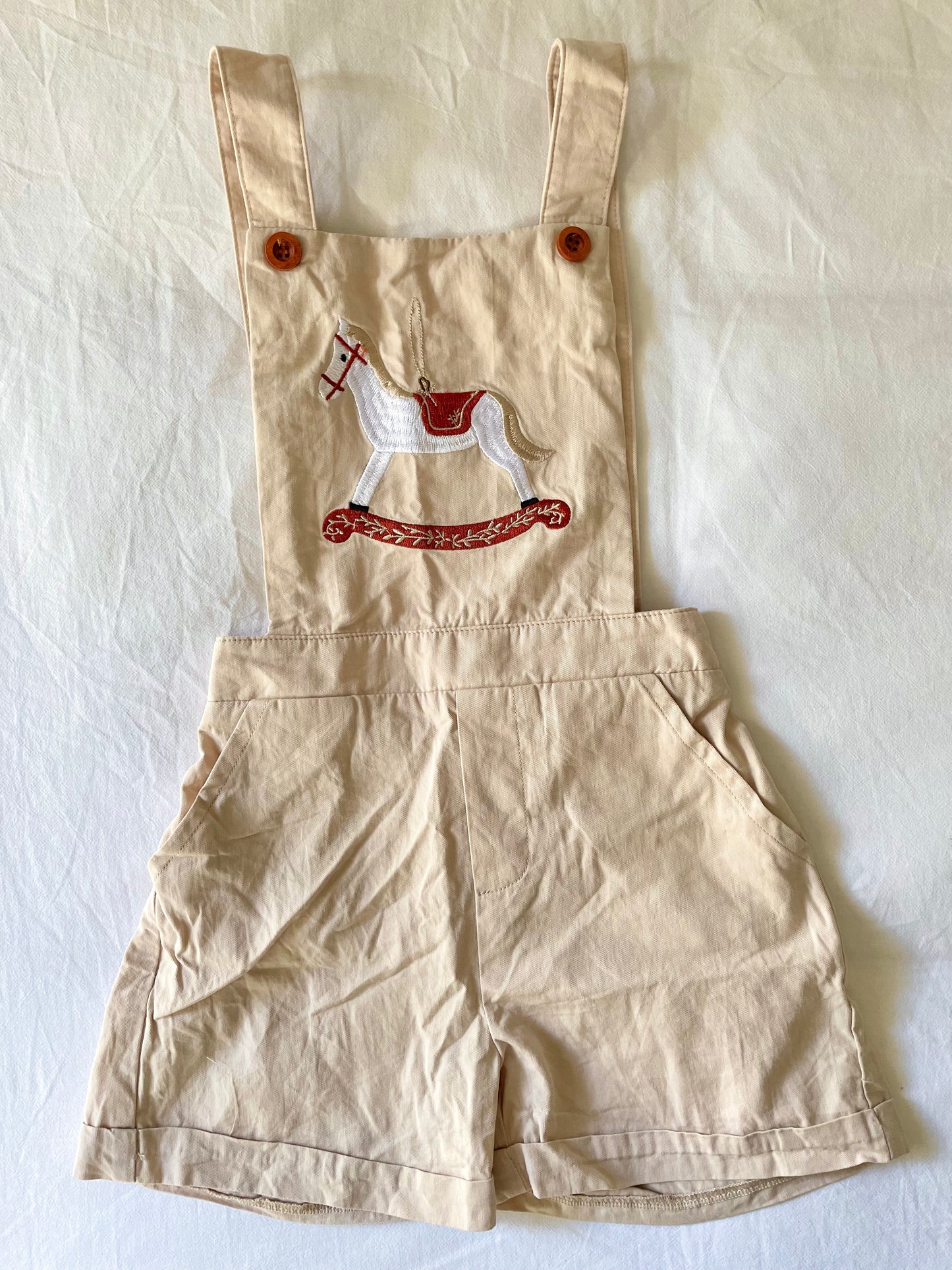 Bencer & Hazelnut Rocking Horse Overalls