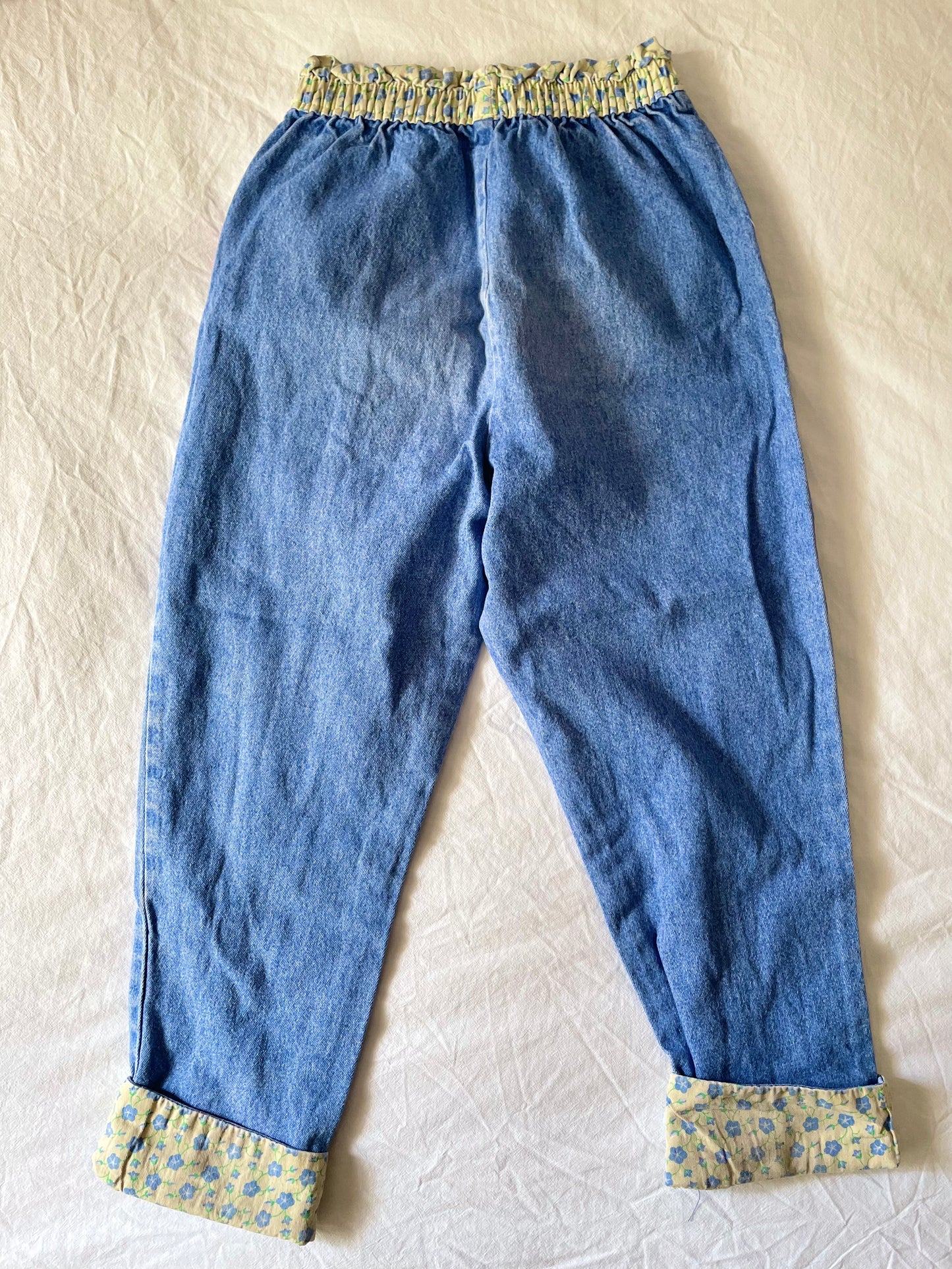 Vintage OshKosh Floral Denim Pants