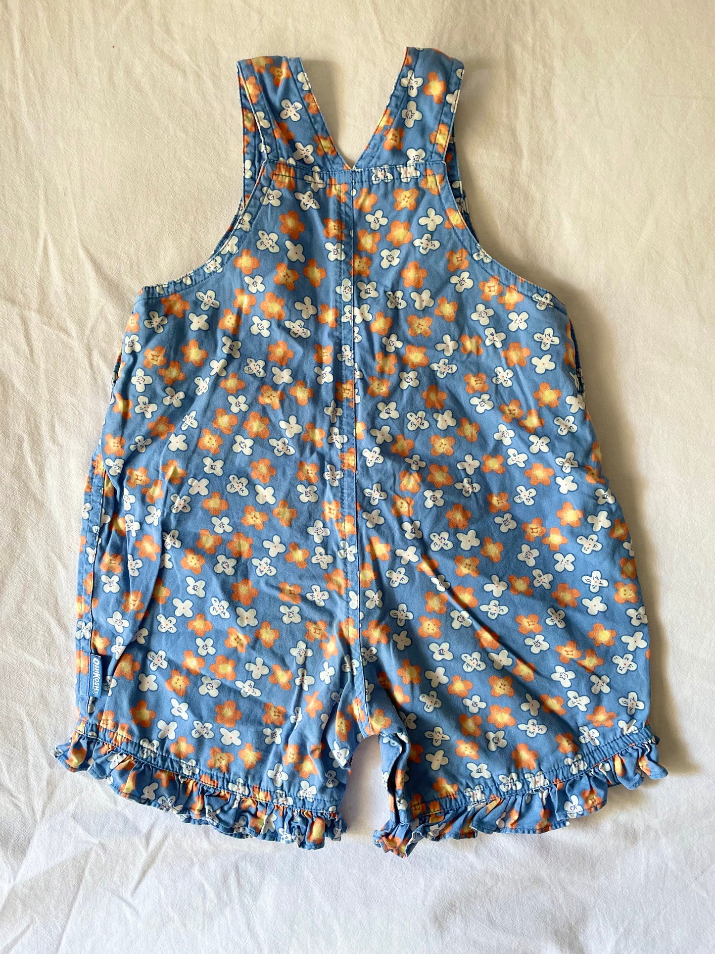 Vintage OshKosh Floral Shortalls