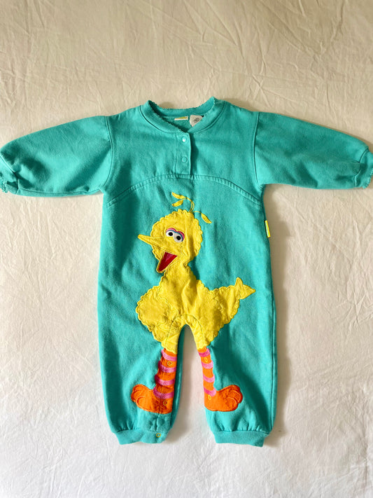 Vintage Big Bird Sesame Street Romper