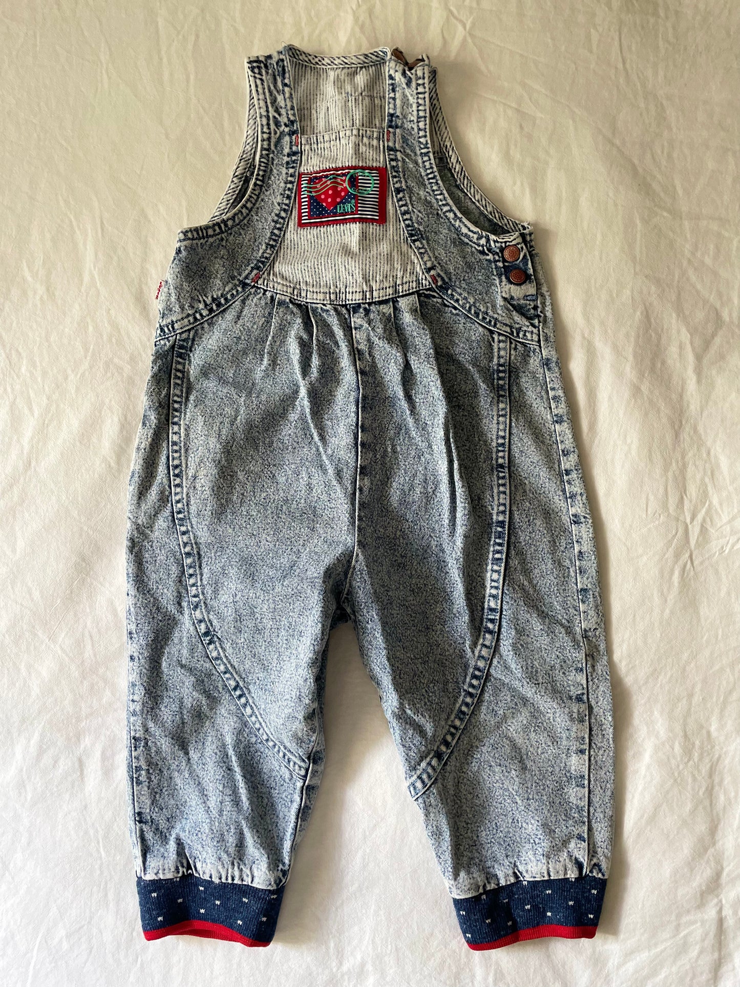 Vintage Acid Wash Levi's Romper