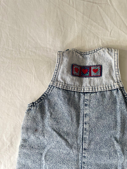 Vintage Acid Wash Levi's Romper