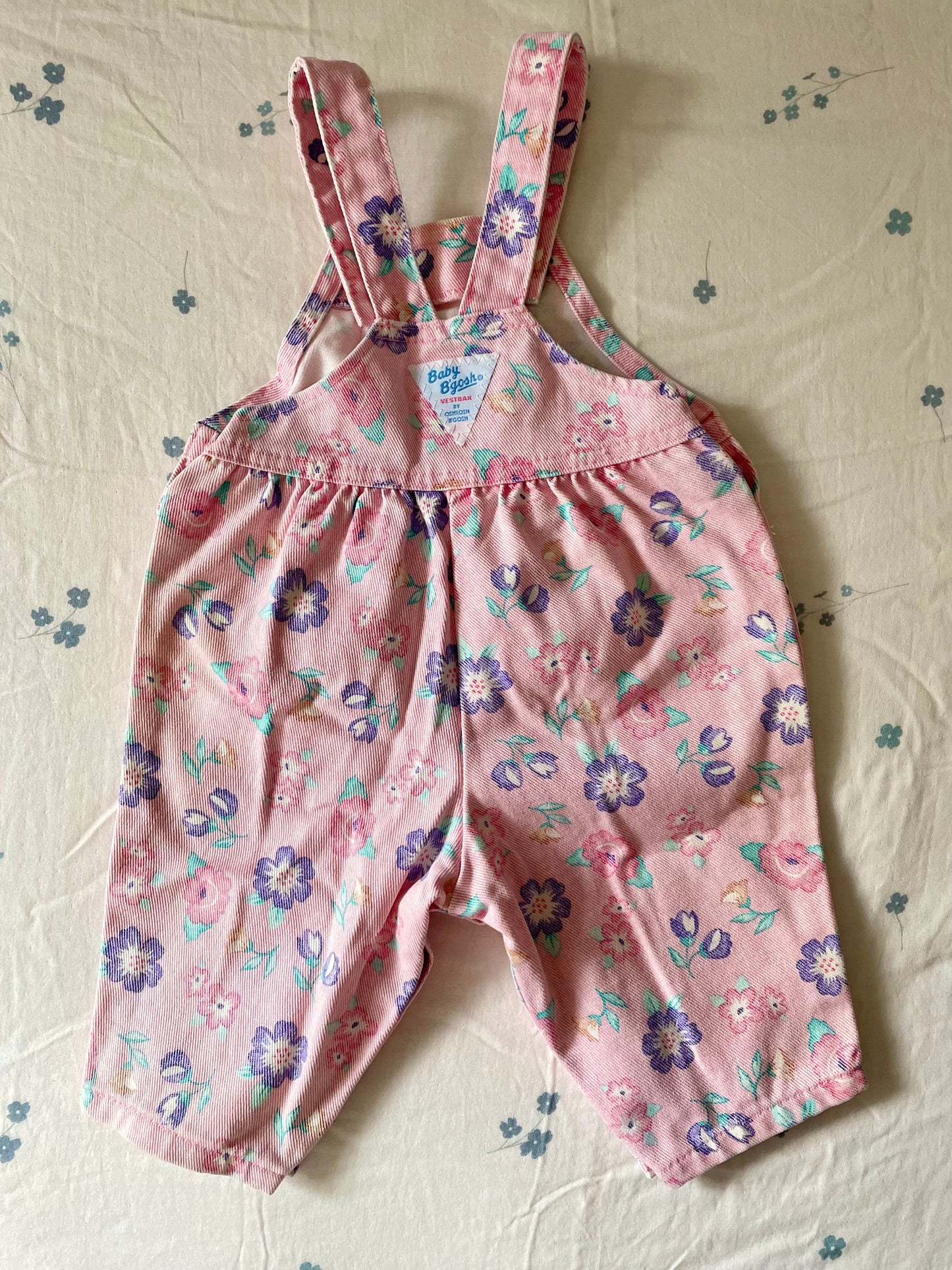 Vintage OshKosh Floral Overalls