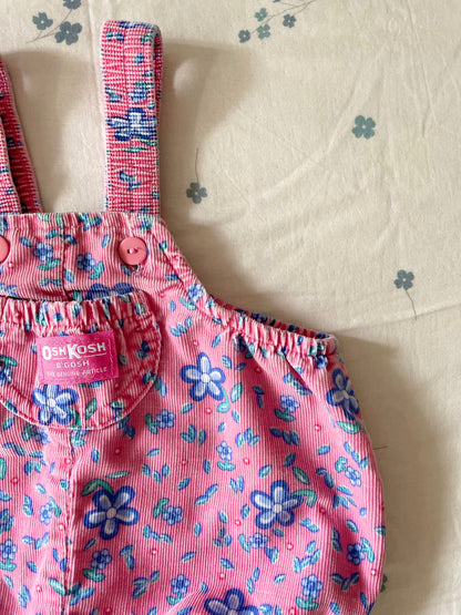 Vintage OshKosh Floral Bubble