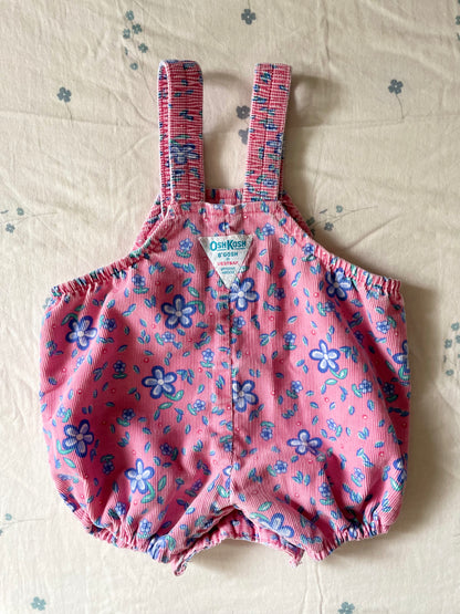 Vintage OshKosh Floral Bubble