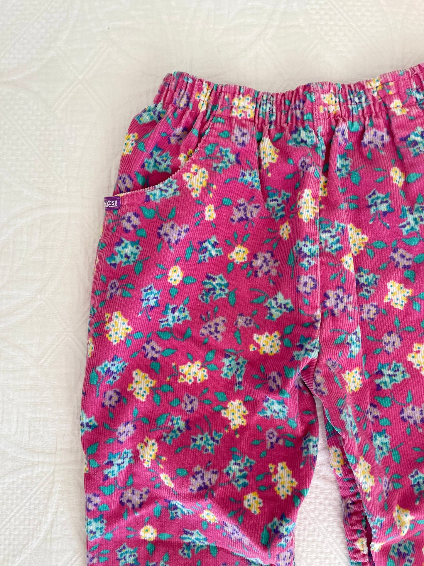 Vintage OshKosh Floral Pants