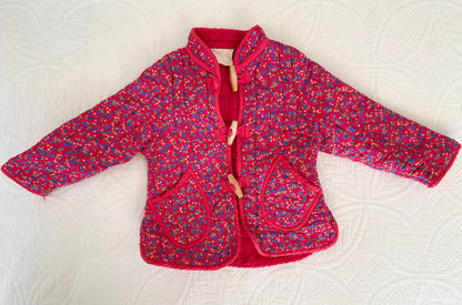 Vintage Quilted Floral Jacket