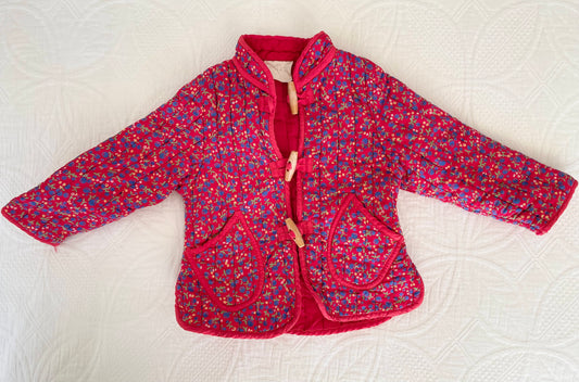 Vintage Quilted Floral Jacket