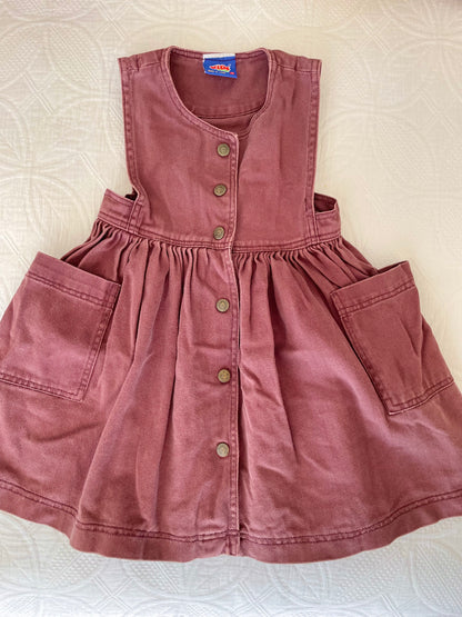 Vintage Winter Plum Dress