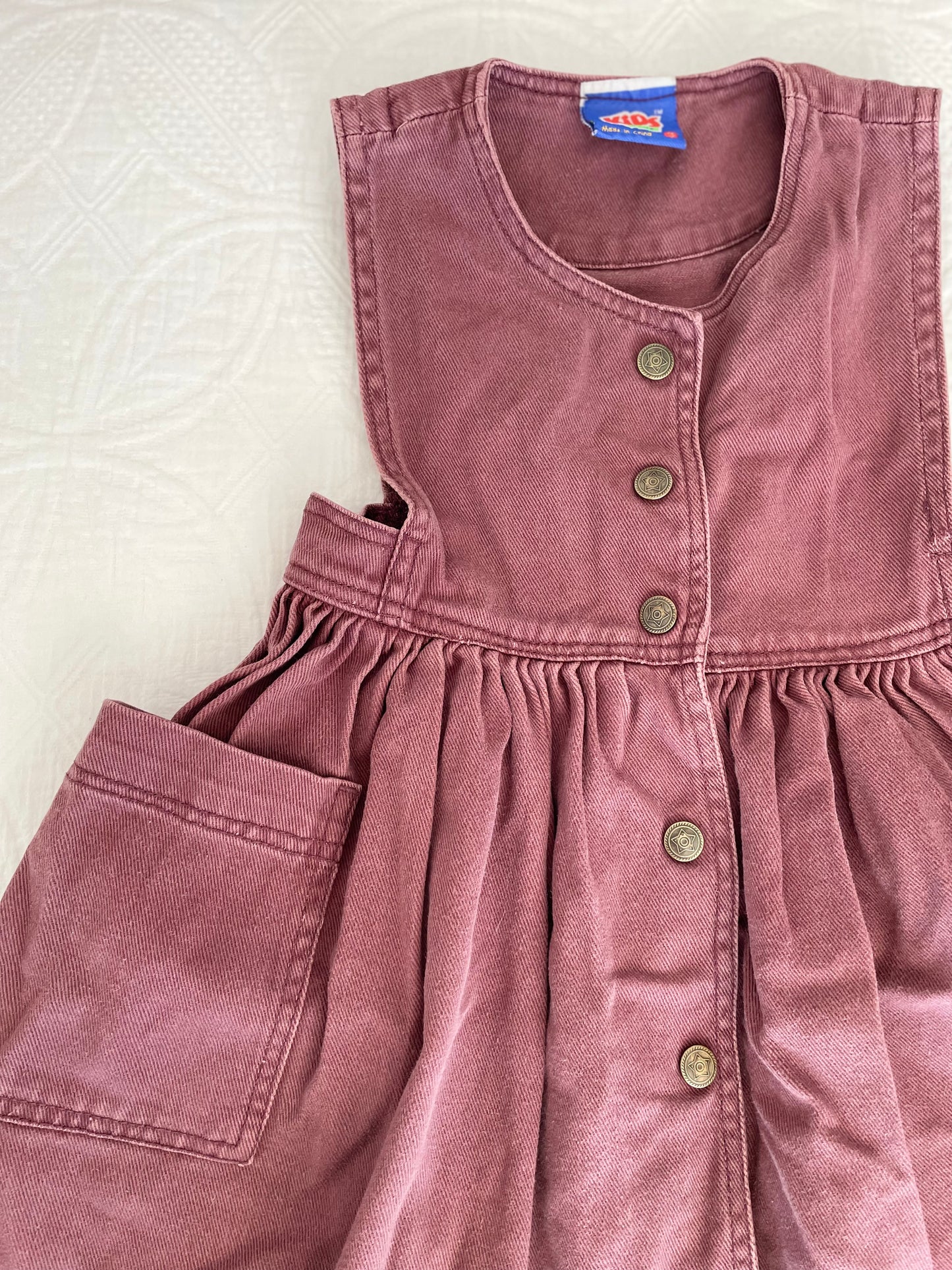 Vintage Winter Plum Dress