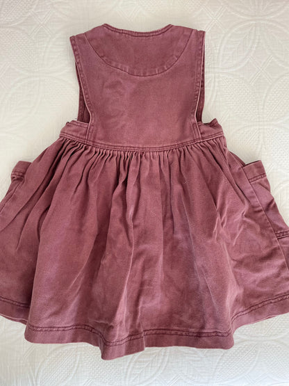 Vintage Winter Plum Dress