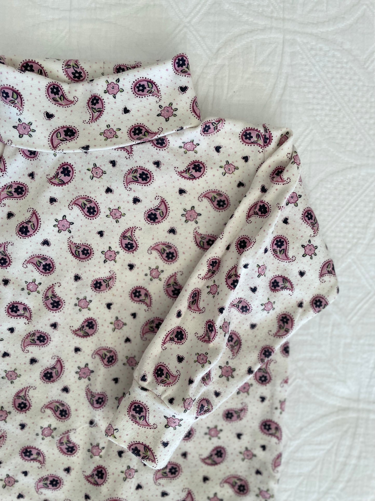Vintage Paisly Plum Skivvy