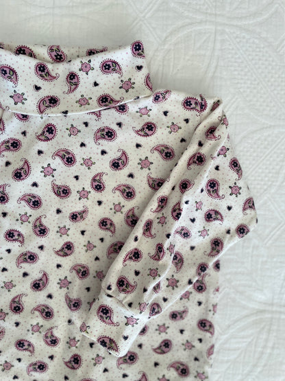 Vintage Paisly Plum Skivvy