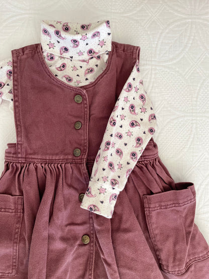 Vintage Paisly Plum Skivvy