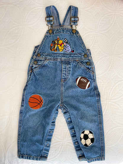 Vintage Winnie the Pooh Overalls