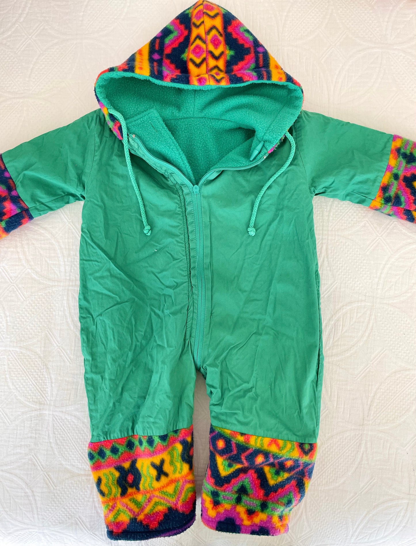 Vintage Surf Print Onesuit