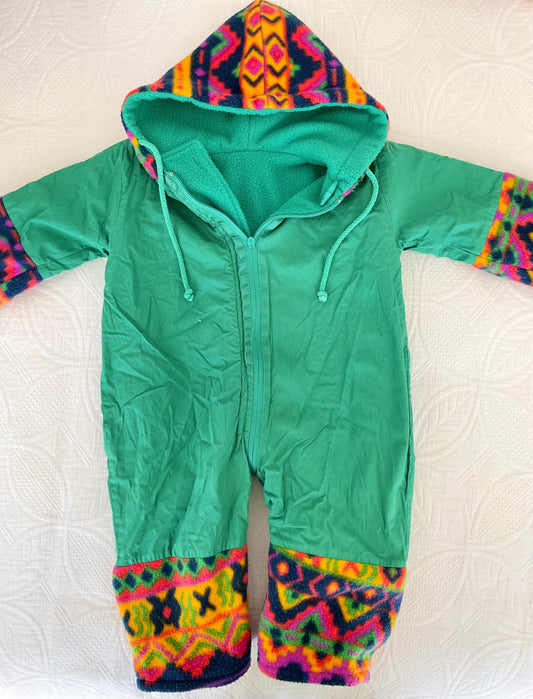 Vintage Surf Print Onesuit