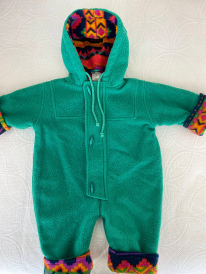 Vintage Surf Print Onesuit