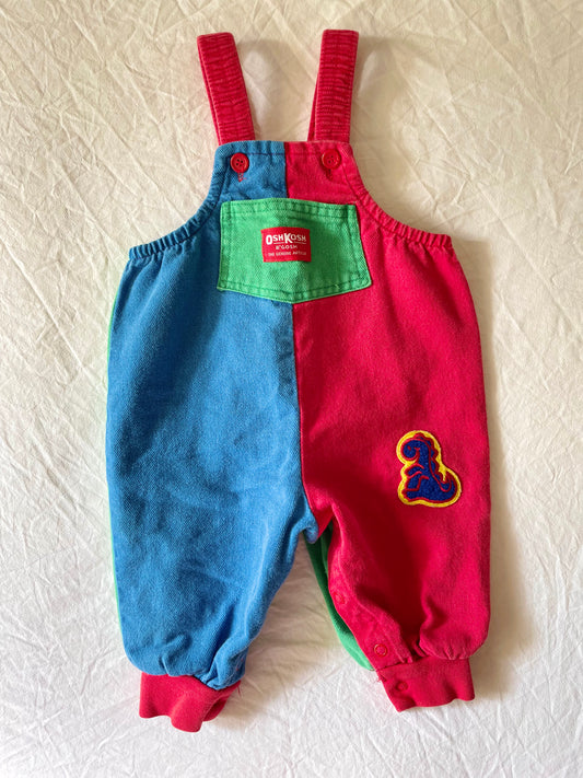 Vintage OshKosh Dino Overalls