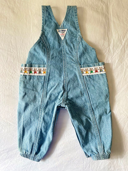 Vintage OshKosh Teddy Bear Overalls