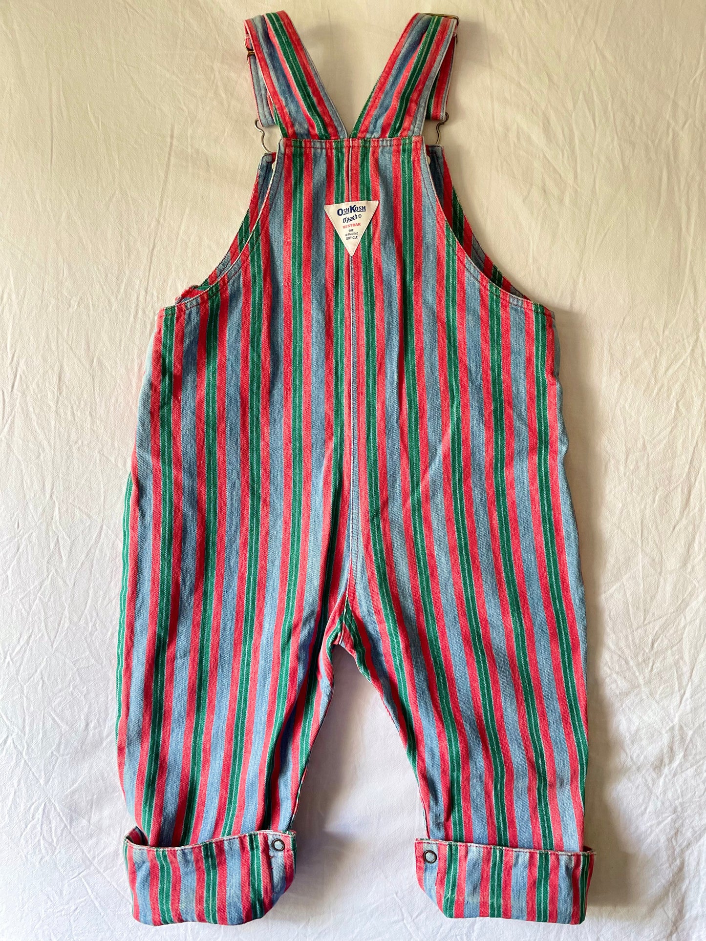 Vintage OshKosh Stripe Overalls