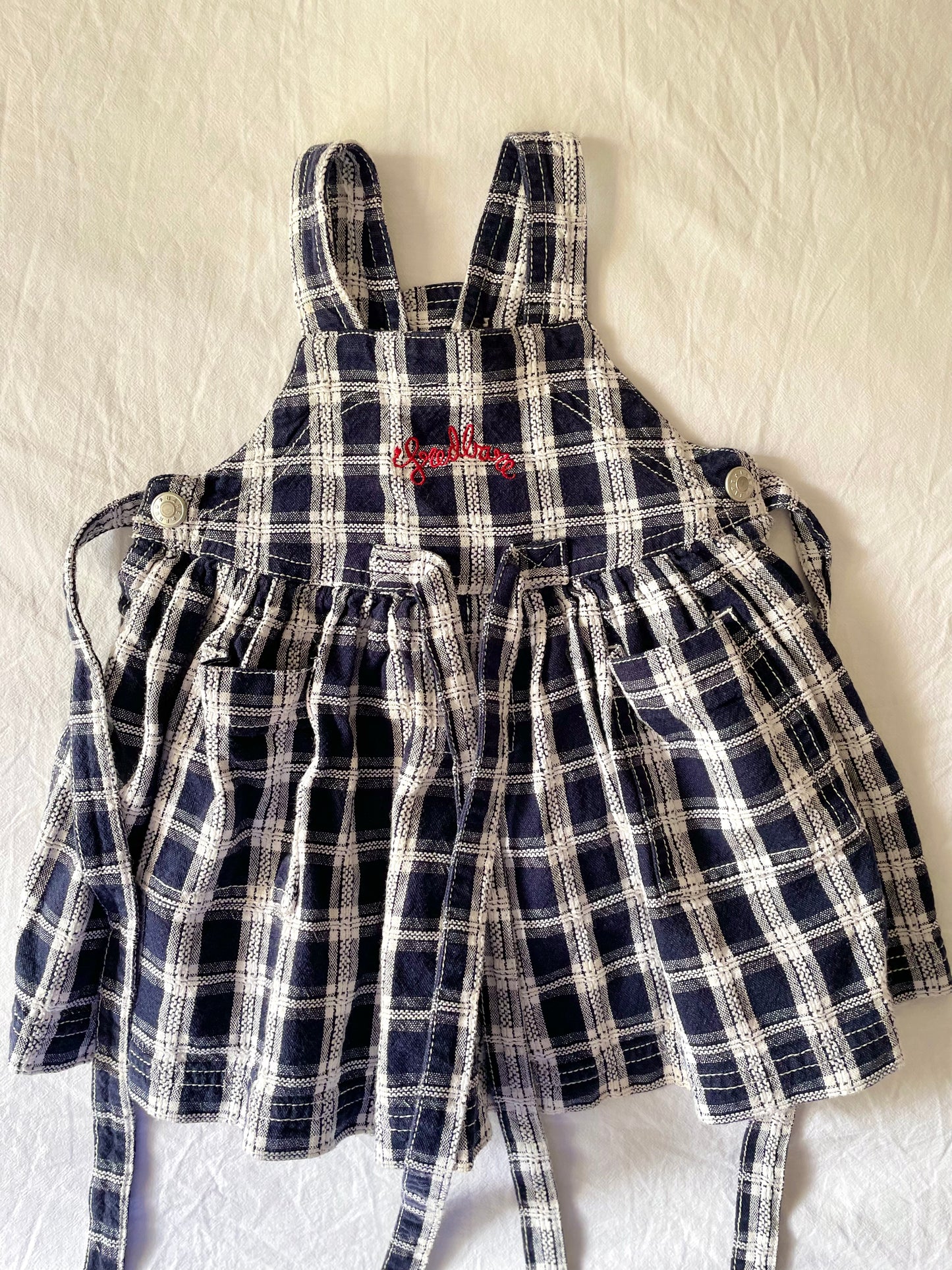 Vintage Fred Bare Plaid Dress