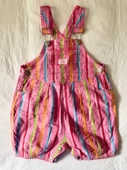 Vintage Fred Bare Stripe Shortalls