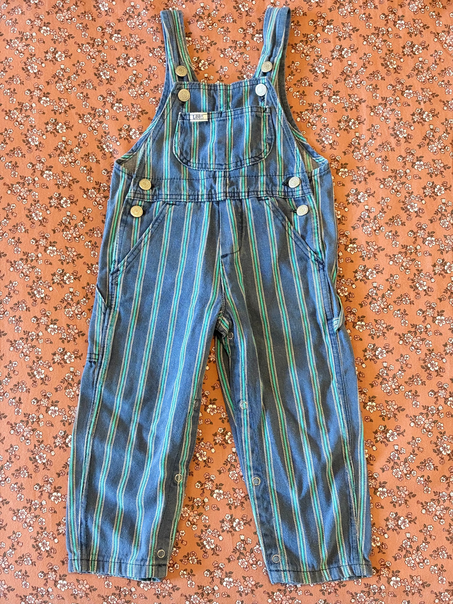 Vintage Lee Stripe Overalls