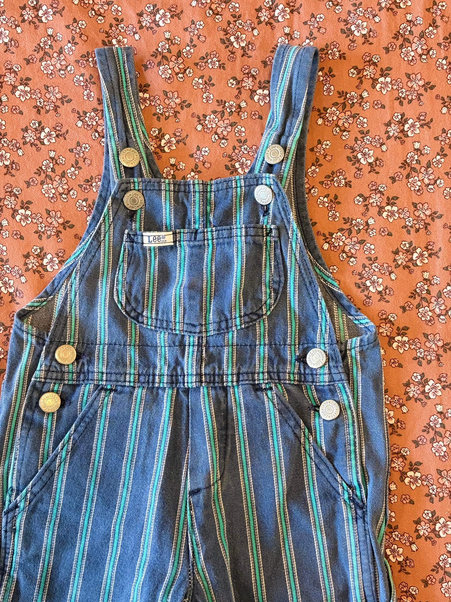 Vintage Lee Stripe Overalls