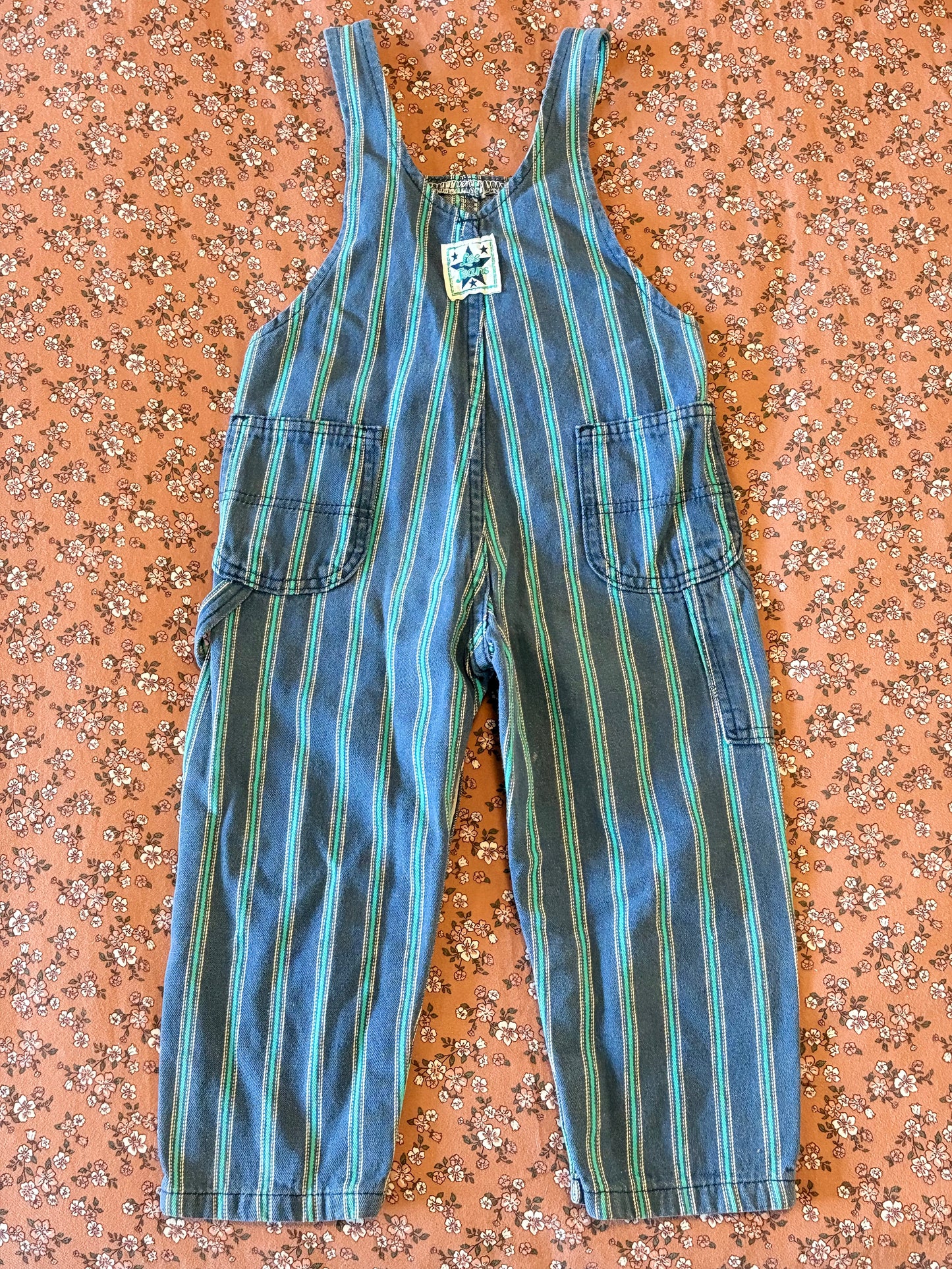 Vintage Lee Stripe Overalls