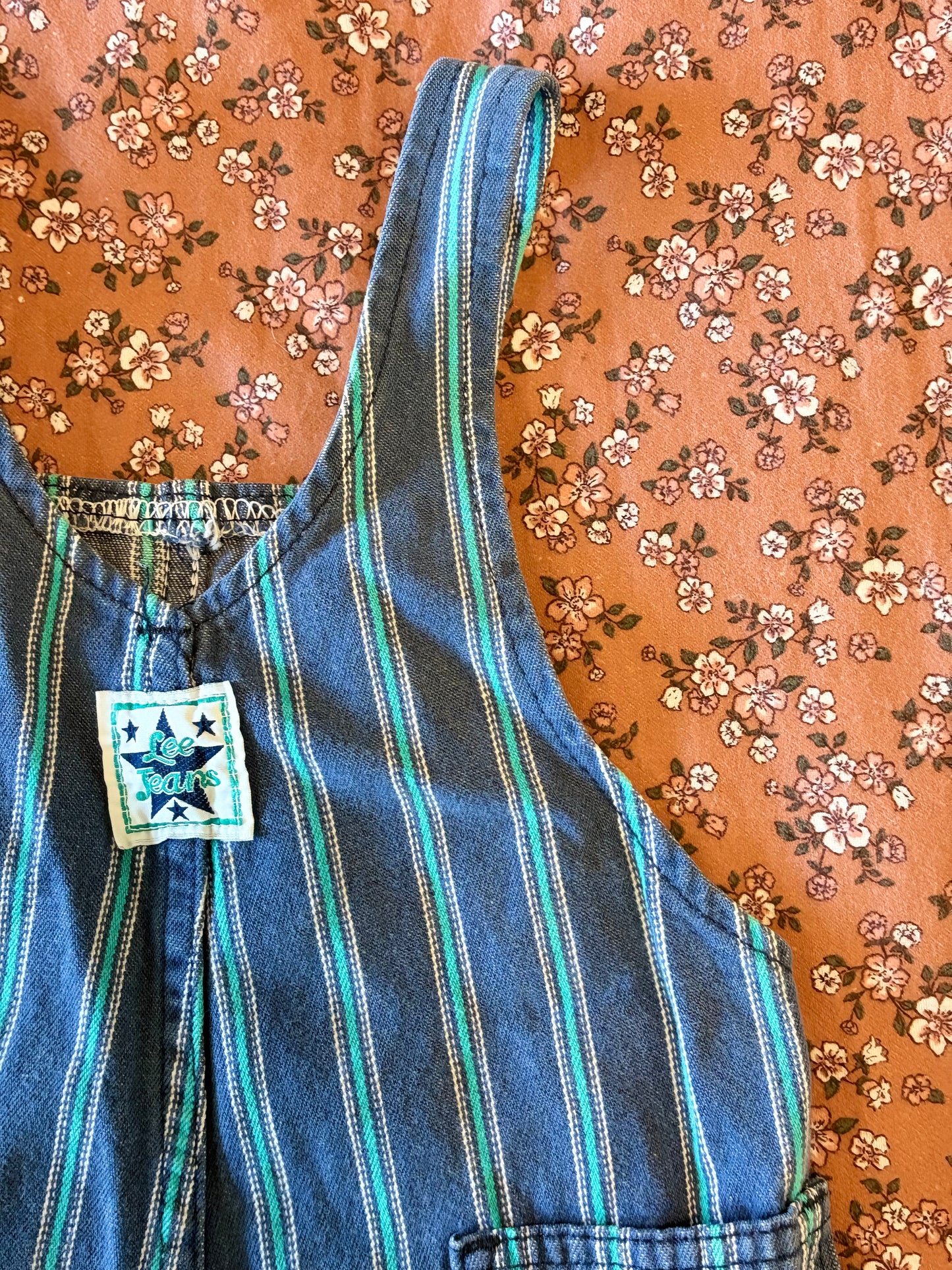 Vintage Lee Stripe Overalls