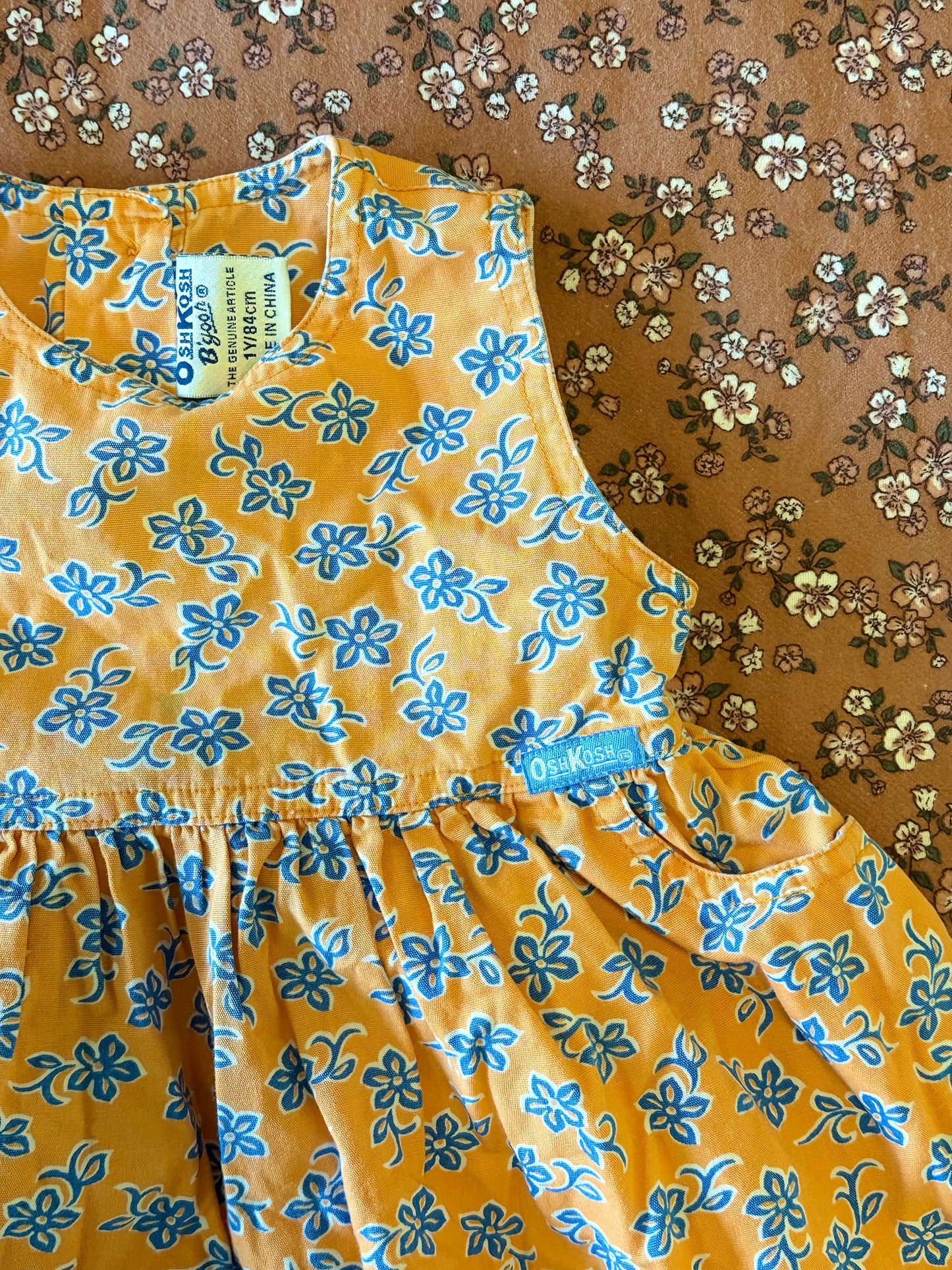 Vintage OshKosh Floral Dress