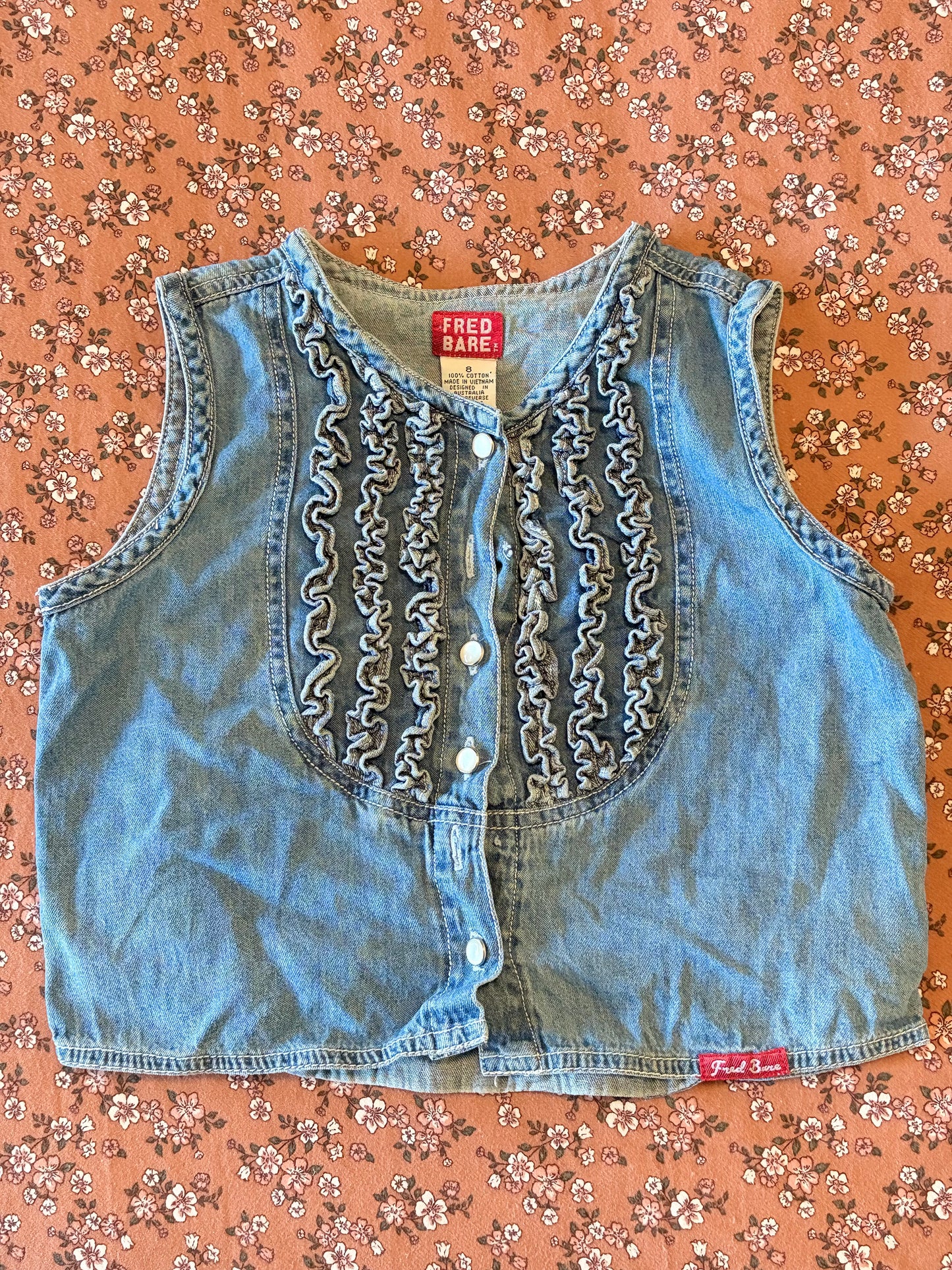 Vintage Fred Bare Denim Vest