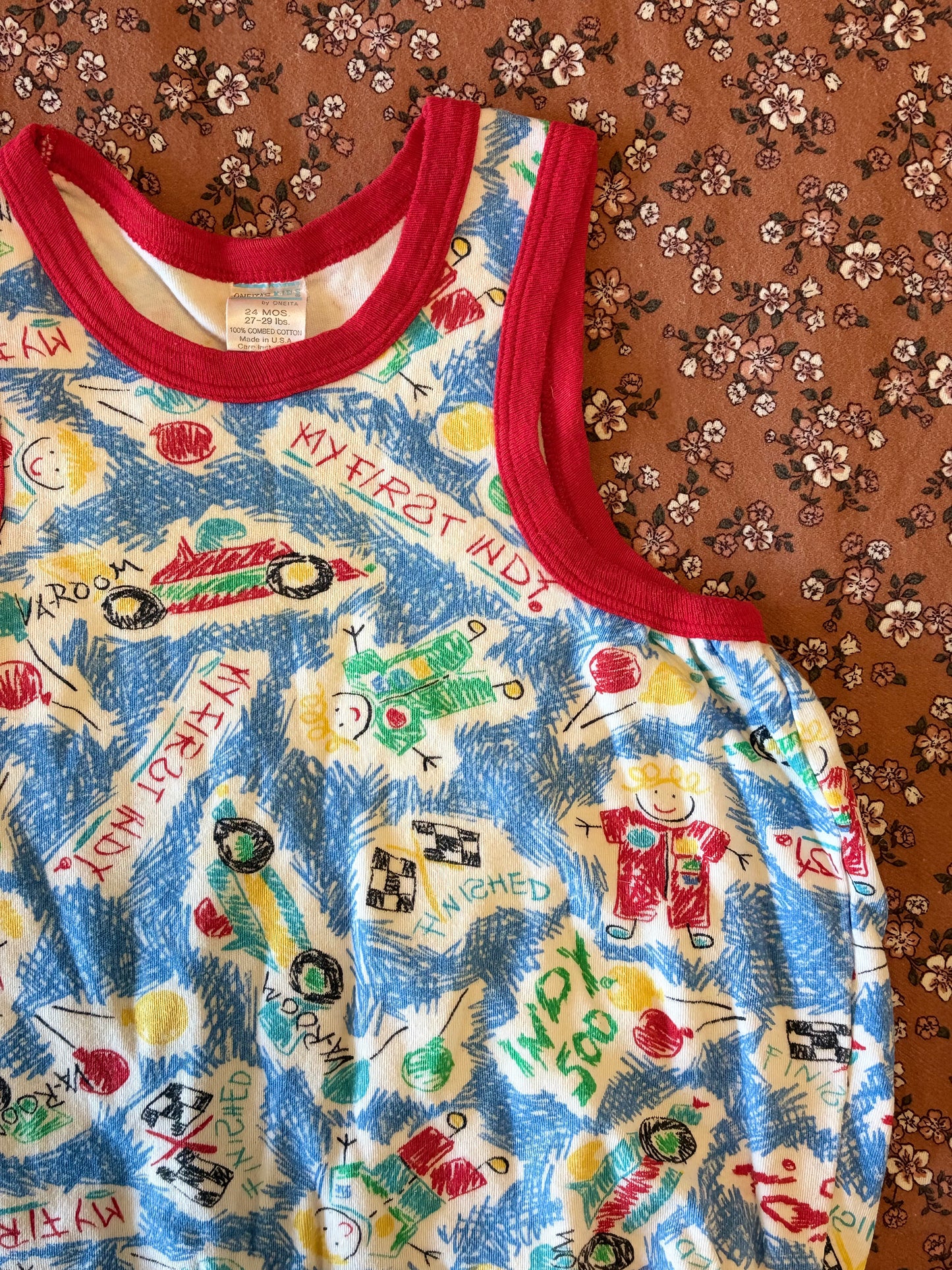 Vintage Indy 500 Romper