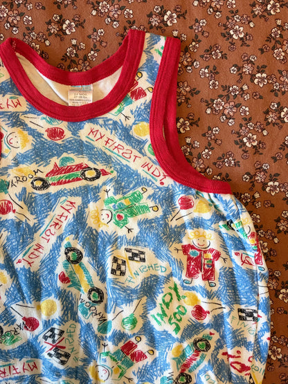 Vintage Indy 500 Romper