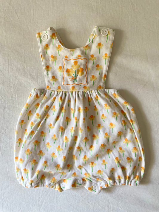 Vintage Daffodil Romper