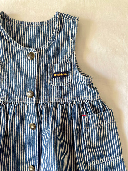 Vintage OshKosh Denim Stripe Dress