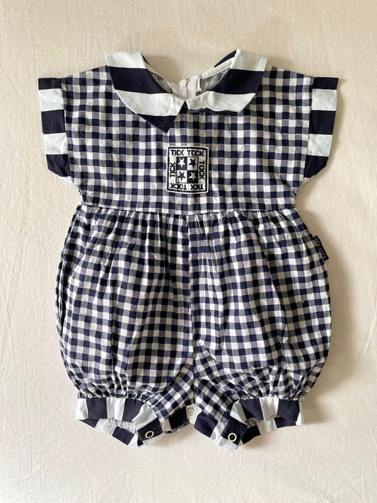 Vintage Gingham Romper