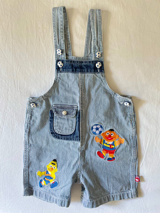 Vintage Sesame Street Bert & Ernie Shortalls