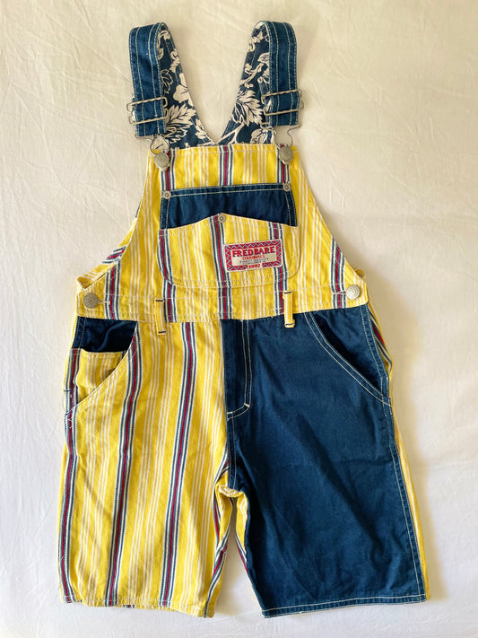 UNICORN 12 Days of Christmas ~ Vintage Fred Bare Stripe Shortalls